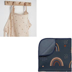 Muslin Nursing Cover and Baby Splat Mat Bundle by BlissfulDiary