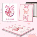 Framed Preppy Bows Wall Art, Preppy Bow Pictures - Image 5