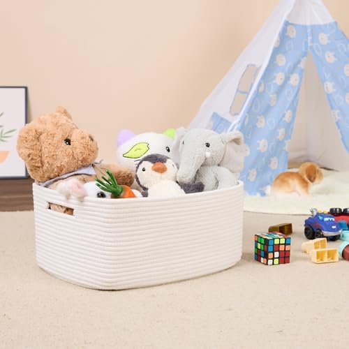 MiniArk Large Storage Baskets for Shelves, Baby Nursery, Toy Baskets Box - Image 5