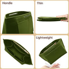 OPPOSHE Purse Organizer Insert for Longchamp Le Pliage, Premium Felt Long Champ - Image 6