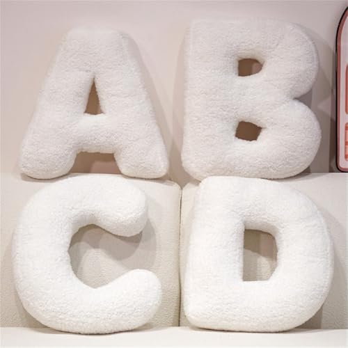 Letter Plush Pillow, Letter Hugging Throw Pillows, Decorative Initial Letter - Image 2