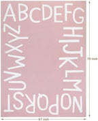 Topotdor ABC Area Rug, 47x70 Inch Soft Floor Carpet - Image 2