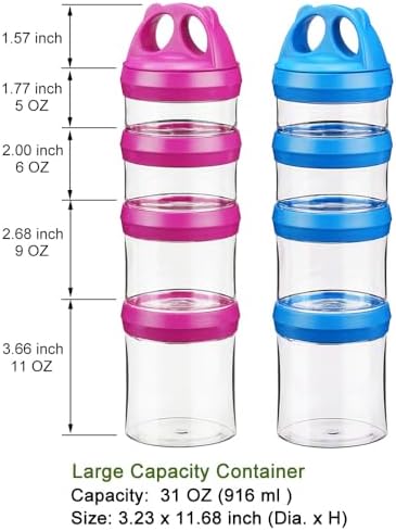SELEWARE Stackable Snack Containers - Image 2
