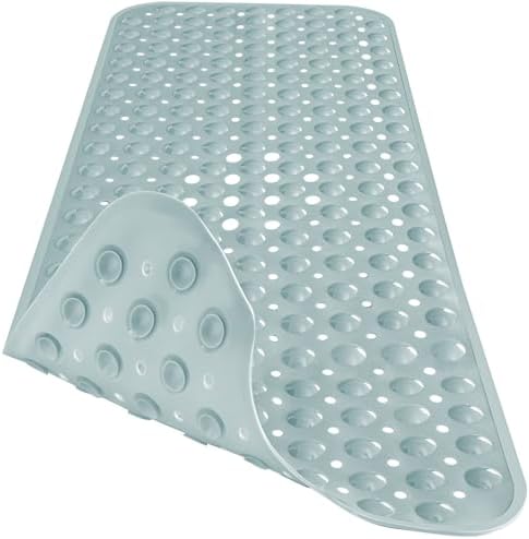 Extra Long Bathtub Mat Non Slip Bath Mat Mint Green 40"x16" Full - Image 3