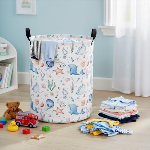 Baby Laundry Hamper kids laundry Basket Waterproof Laundry Bag - Image 3