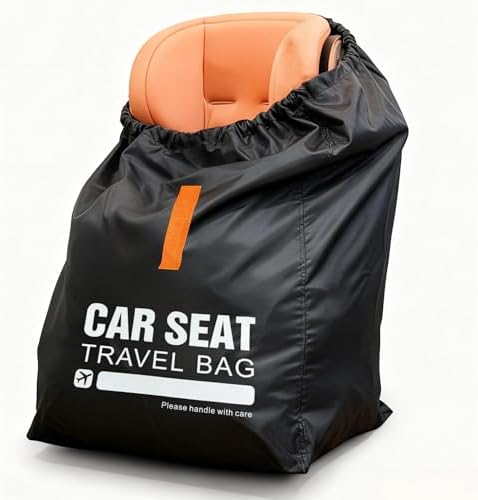 Kcicephine Car Seat Travel Bag for Airplane, Gate Check Storage Bag for Car by Kcicephine