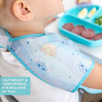 Bumkins Disney Stitch, Junior Bib, Waterproof Fabric - Image 4