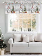 Vandarllin Christmas Gnome Valance Curtains - Image 4