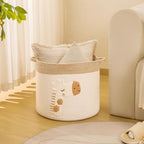 Large Blanket Baskets for Living Room Decor, Toy Storage Baskets 14" x 14" - Image 2