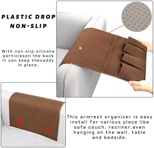 Remote Control Holders for Armchairs, Couch Caddy, Featuring Non-Slip Bases - Image 5