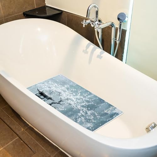 Shower Mat Bathtub Mat, 26.8x15.1 inch, Non-Slip Bath Mat - Image 5
