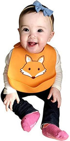 Hudson Baby Unisex Baby Silicone Bibs, One Size - Image 3