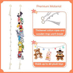 2PCS Stuffed Animals Storage Chain Organizers 80" Cotton Hanging Storage Chain - Image 3