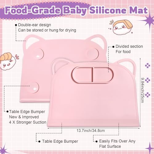 Domensi Silicone Suction Placemats - Image 2
