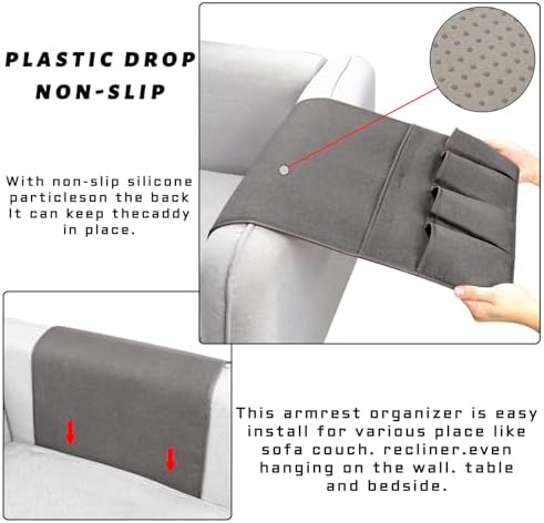 Remote Control Holders for Armchairs, Couch Caddy, Featuring Non-Slip Bases - Image 5