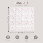 GLLQUEN BABY Receiving Blankets Girl Muslin Swaddle Blankets - Image 4