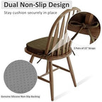 Shinnwa Dining Chair Cushions Set of 4, High-Resilience Foam Windsor Seat Pads - Image 5