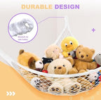 Lazebox Stuffed Animal Net Hammock - Image 4