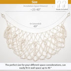 YKBU Stuffy Animal Net for Stuffed Animals Storage Hammock Macrame Stuffed - Image 4