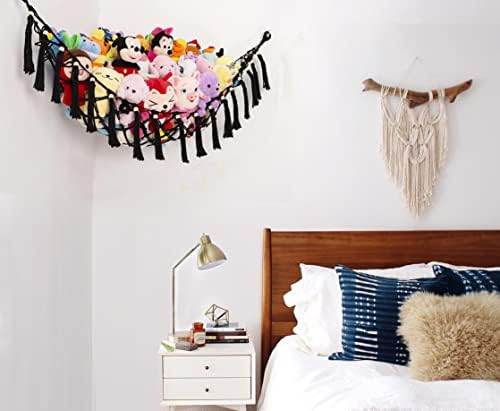 YKBU Stuffed Animal Toy Hammock Hanging- Macrame Toy Hammock - Image 7