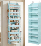 HOMELUX THEORY Over the Door Organizer, 100D Fabric, Baby Blue 1pc by HomeluxTheory