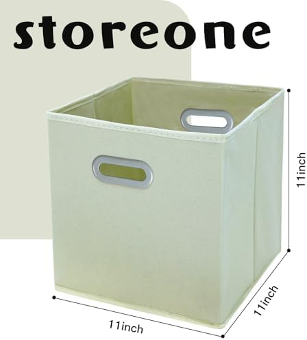 STOREONE Fabric Storage Bins Cubes Baskets Containers- - Image 2