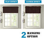 H.VERSAILTEX Blackout Valances for Windows, Kitchen Window Valance Curtains for - Image 6