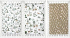 PHF 3 Pack Soft Woodland Crib Sheets Fitted, Silky Comfy Breathable Baby Sheets - Image 6