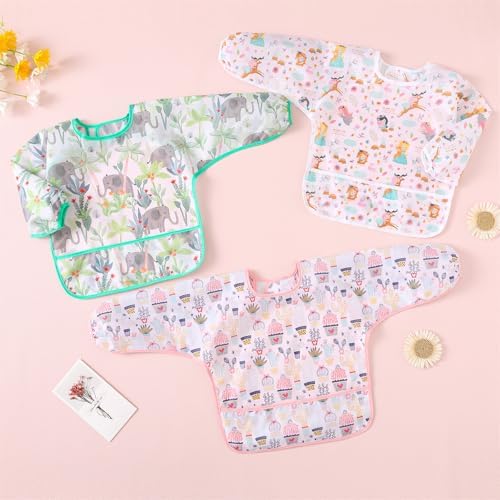 Long Sleeved Bibs, Lightweight Waterproof Shirt Bibs - Image 5