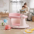 Baby Bath Seat for Babies 6 Months & Up, Temperature Alert Baby Bathtub Seat - Image 5