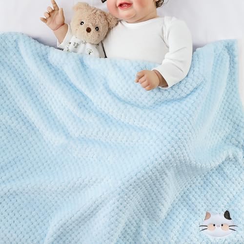 CREVENT 30''X40'' Cute Cozy Fluffy Warm Baby Blanket - Image 5