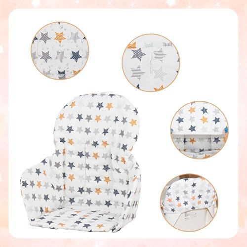 for IKEA High Chair Cushion, Cotton Non-Slip - Image 5