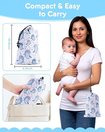 High Chair Cover Portable with 3-Point Harness, Waterproof Baby Seat Cover - Image 2