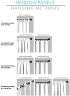 Lush Decor Linen Button Valance | 52"W x 18"L | Farmhouse Style | Coconut Husk - Image 7