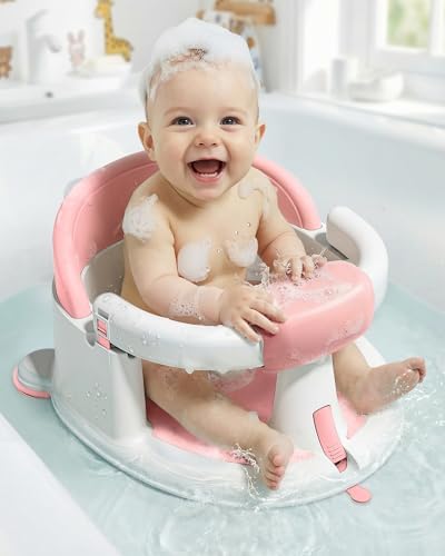 ONTHEWEI Baby Bath Seats for Babies Sitting Up, Non-Slip Baby Bathtub by ONTHEWEIBABYESSENTIALS