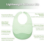 haakaa Lightweight Silicone Pocket Bib – Ultra-Light & Foldable Travel Silicone - Image 4
