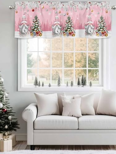 Vandarllin Christmas Gnome Valance Curtains - Image 4
