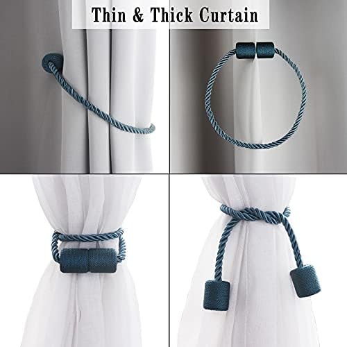 Magnetic Curtain Tiebacks Holdbacks Decorative Tie Backs - Image 5
