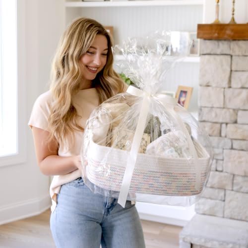 Woven Rope Baskets for Organizing, 3 Pack, 15.5 x 11 x 5.5" Storage Bins - Image 5