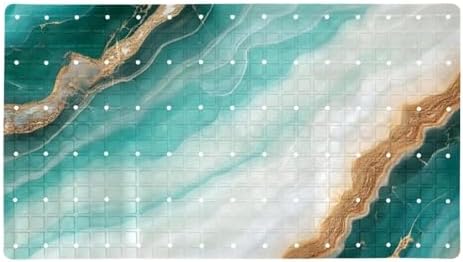 Non Slip Bathtub and Shower Mat 26.8x15.1 inch, Bath Mat by Anna+Cowper
