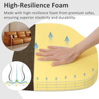 Shinnwa Dining Chair Cushions Set of 4, High-Resilience Foam Windsor Seat Pads - Image 2