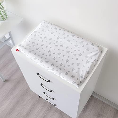 Changing Pad Cover for Girls 2 Pack, Soft Unisex Diaper Change Table Sheets - Image 3