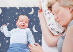 100% Organic Cotton 2 Pk Bedside Sleeper Bassinet Fitted Mattress Sheets - Image 4
