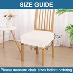 Smiry Waterproof Seat Covers for Dining Room Chairs - Image 2