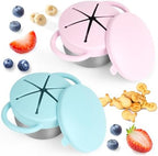 Daximo 2 Pack Snack Cups for Toddlers Spill Proof by Daximo