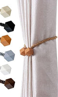 NazTur Magnetic Curtain Tiebacks, Curtain Ties, No-Drill Holdbacks by NazTur