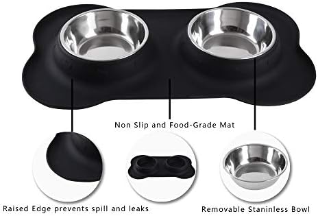 Hubulk Pet Dog Bowls 2 Stainless Steel Dog Bowl - Image 3