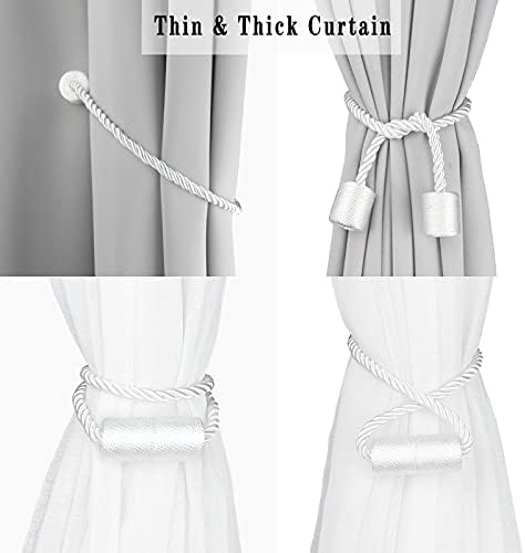 Magnetic Curtain Tiebacks Holdbacks Decorative Tie Backs - Image 5