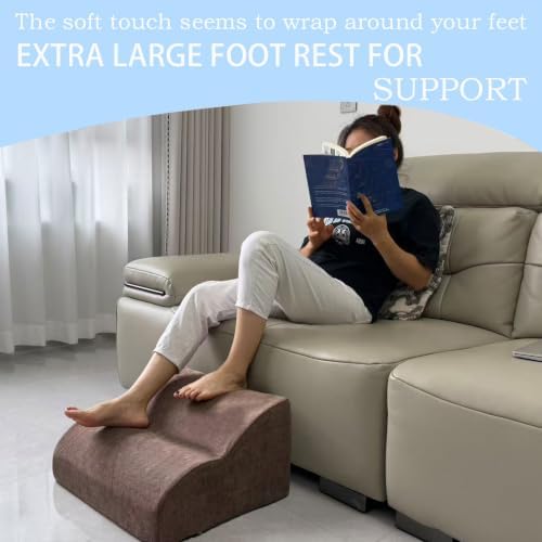 Foot Rest for Under Desk at Work.Multifunctional 3-Tier Foot Stool - Image 5