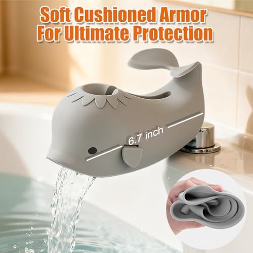 Skyroku Toddler Faucet Extender & Blue Bathtub Spout Cover, Sink Extender - Image 2